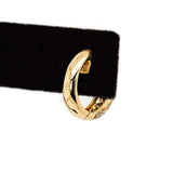 Saanvi Handcrafted 14k Solid Gold Diamond Hoops – Ethically Earth-Mined Stones