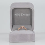 14K rose gold cor de rosa morganite ring