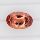 Brazilian Imperial Topaz Oval Cut Loose Gem ~11.03cts - Fine gem in a rare size