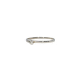 Diamond Estate Ring with Earth-Mined Diamond in Solid 10K Gold - Fine Jewelry