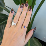 14K rose gold tanzanite ring