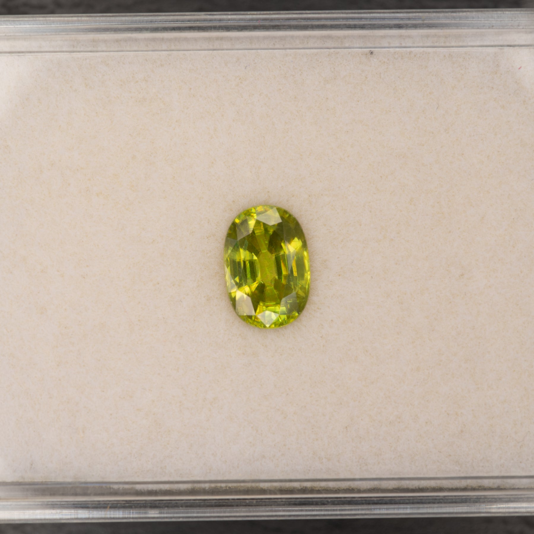 Sphene Oval Loose Gemstone 2.19 Carat