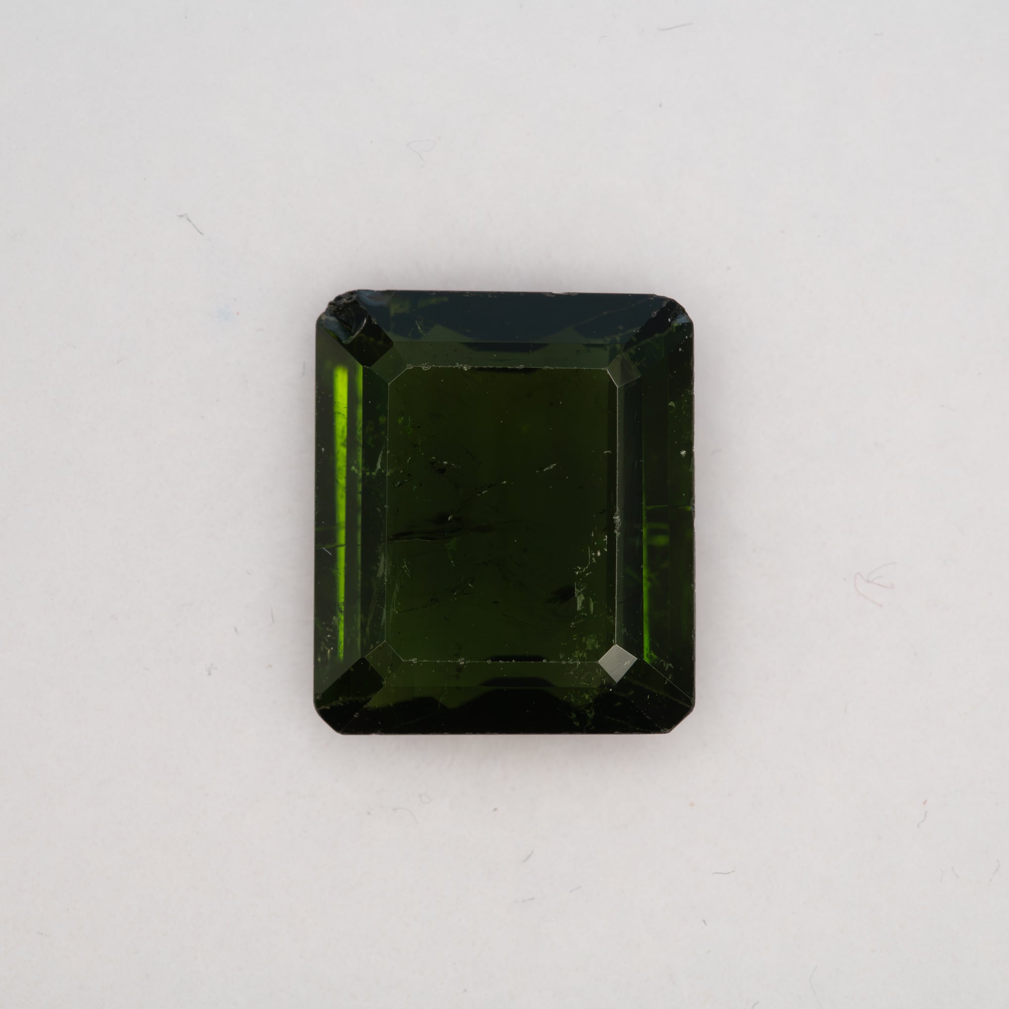 6.22ct chrome tourmaline emerald 12.7x10.9mm loose green gemstone