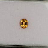 Natural Brazilian Imperial Topaz Oval Cut Loose Gem ~1.21cts - Rare Earth-Mined Gemstone