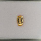 Natural Brazilian Imperial Topaz Cushion Cut Loose Gem ~1.55cts - Rare Earth-Mined Gemstone