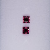 0.49ct pink tourmaline princess 4.3mm loose pink gemstone