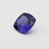 AAA Natural Vivid Blue Tanzanite 5.9 Ct Cushion Cut 11×11×6.7 mm Loose Gemstone – Fine Tanzanite for Ring or Pendant
