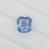 Rare Cornflower Blue Sapphire Asscher Cut Loose Gemstone – 3.11ct Heated Natural Sapphire