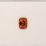 2.02ct Spessartite Garnet cushion 8x6mm loose orange gemstone