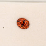 2.91ct Spessartite Garnet oval 10x8mm loose orange gemstone