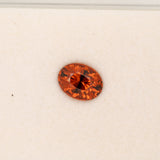 2.91ct Spessartite Garnet oval 10x8mm loose orange gemstone