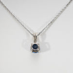 14K White Gold Kyanite Pendant