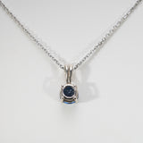 14K White Gold Kyanite Pendant