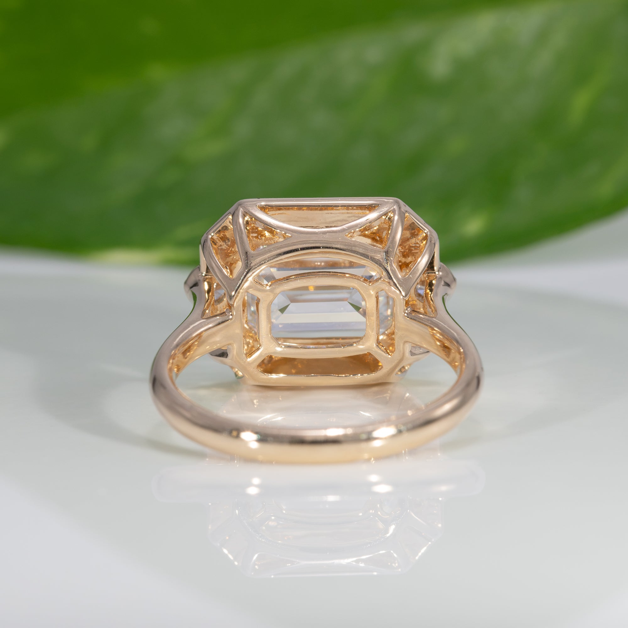 14K Yellow Gold Lab Grown Diamond Ring