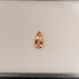 Natural Brazilian Imperial Topaz Pear Cut Loose Gem ~0.50cts - Rare Earth-Mined Gemstone