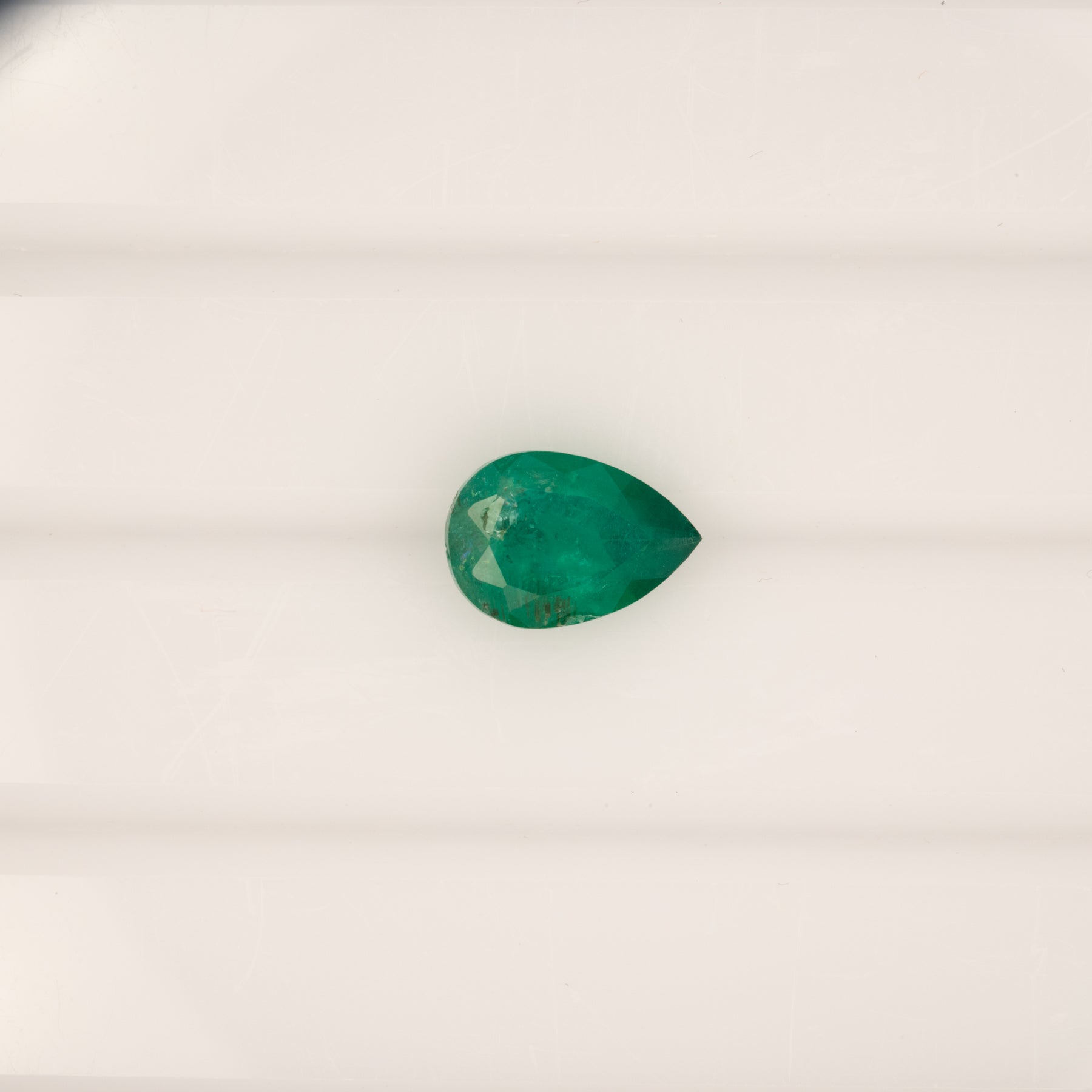 1.12ct zambian emerald pear 8.8x6.1mm loose green gemstone