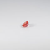 1.05 carat natural Ceylon padparadscha sapphire oval 6.7x5.5mm loose gemstone – view 3