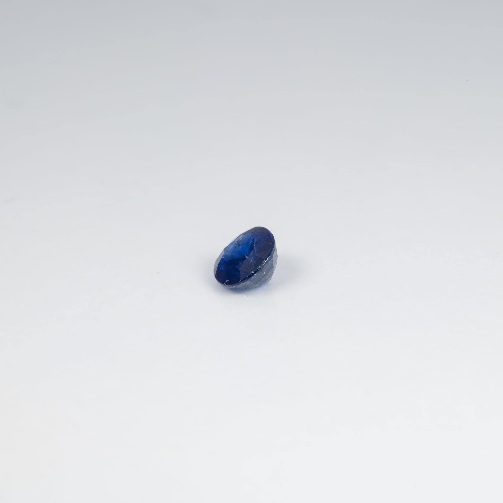 0.53 carat natural AA grade blue sapphire oval 5x4mm loose gemstone – view 4