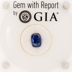 GIA certified natural ceylon sapphire cushion loose gemstone