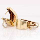 7.37g Estate Hoop Earrings | 14k Solid Gold