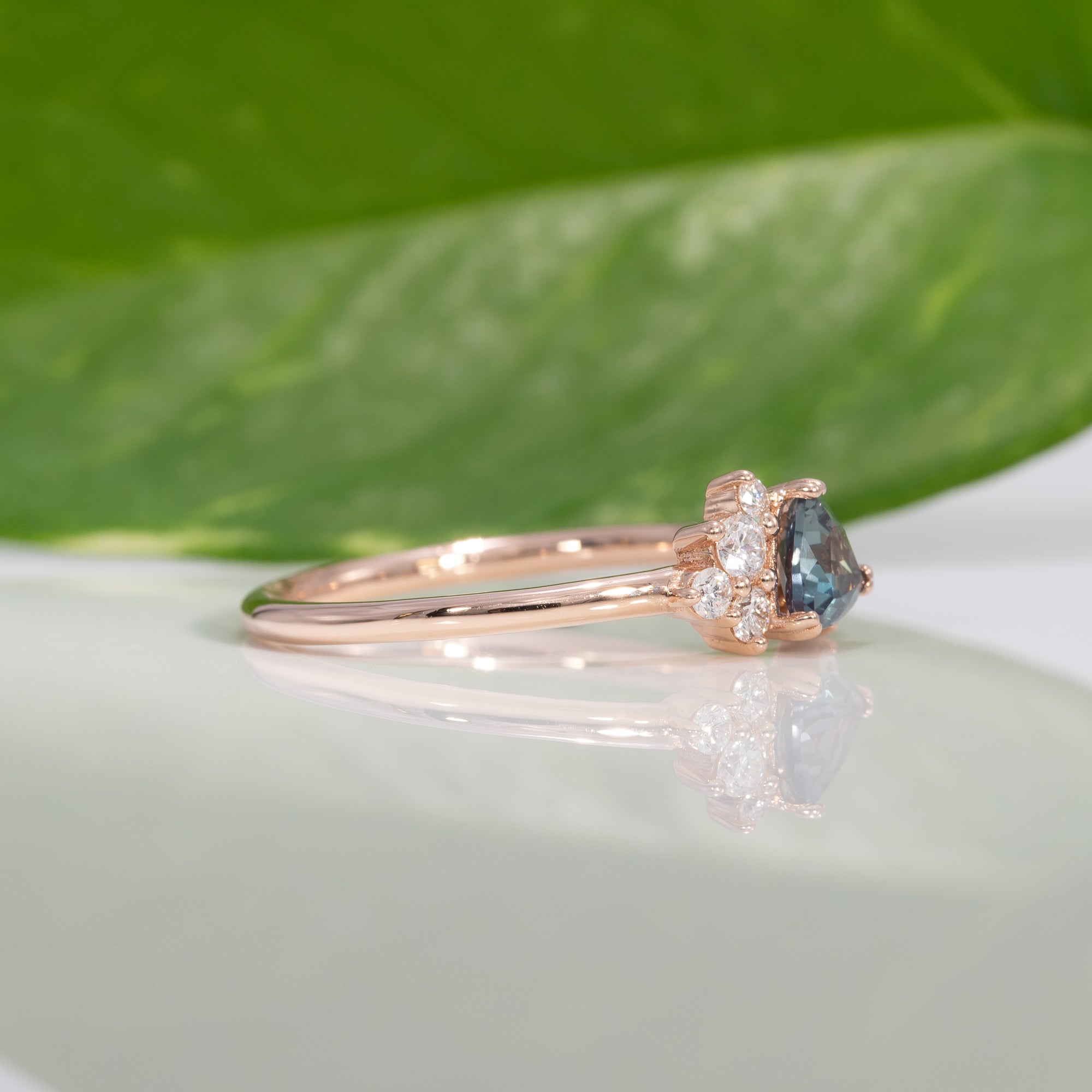 14K Rose Gold Alexandrite Ring