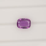 GIA certified natural purple sapphire cushion loose gemstone