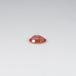 1.25 carat natural Ceylon padparadscha sapphire oval 7.4x6mm loose gemstone – view 4