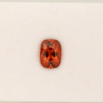 3.24ct Spessartite Garnet cushion 10x7mm loose orange gemstone