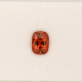 3.24ct Spessartite Garnet cushion 10x7mm loose orange gemstone