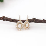 Gorgeous Oval Pendant Semi Mount w Diamond Accents