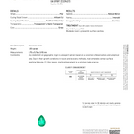 1.03ct colombian emerald pear 8.7x5.7mm loose green gemstone
