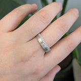 Cate Classic Diamond Band Ring - Shine That Lasts Forever: Solid 14k White Gold