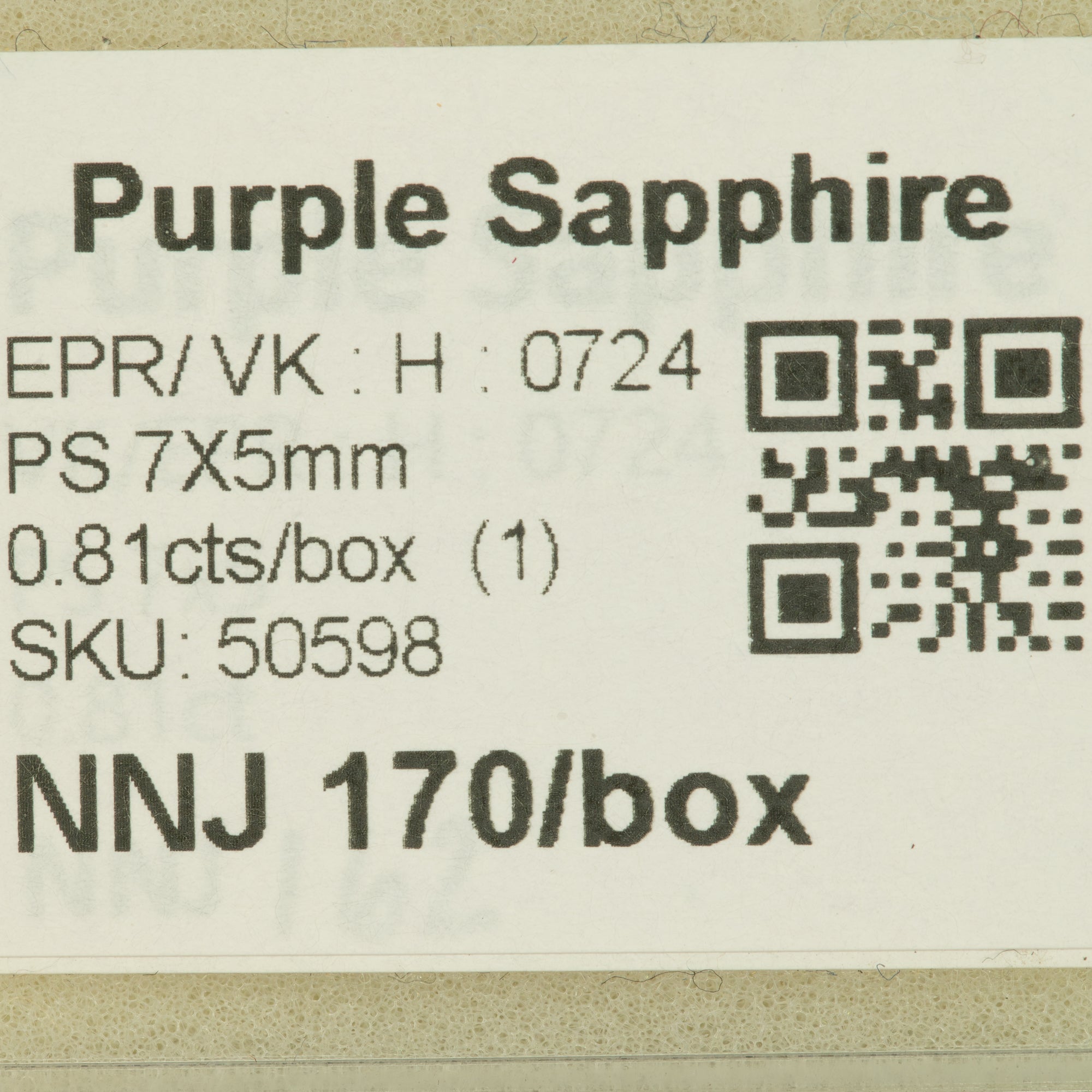 0.94 carat natural purple sapphire pear 7x5mm loose gemstone – view 10