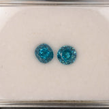 Natural Cambodian Blue Zircon Oval Shape 6.8x6.7x5.7mm 2.91ct Loose Gemstone