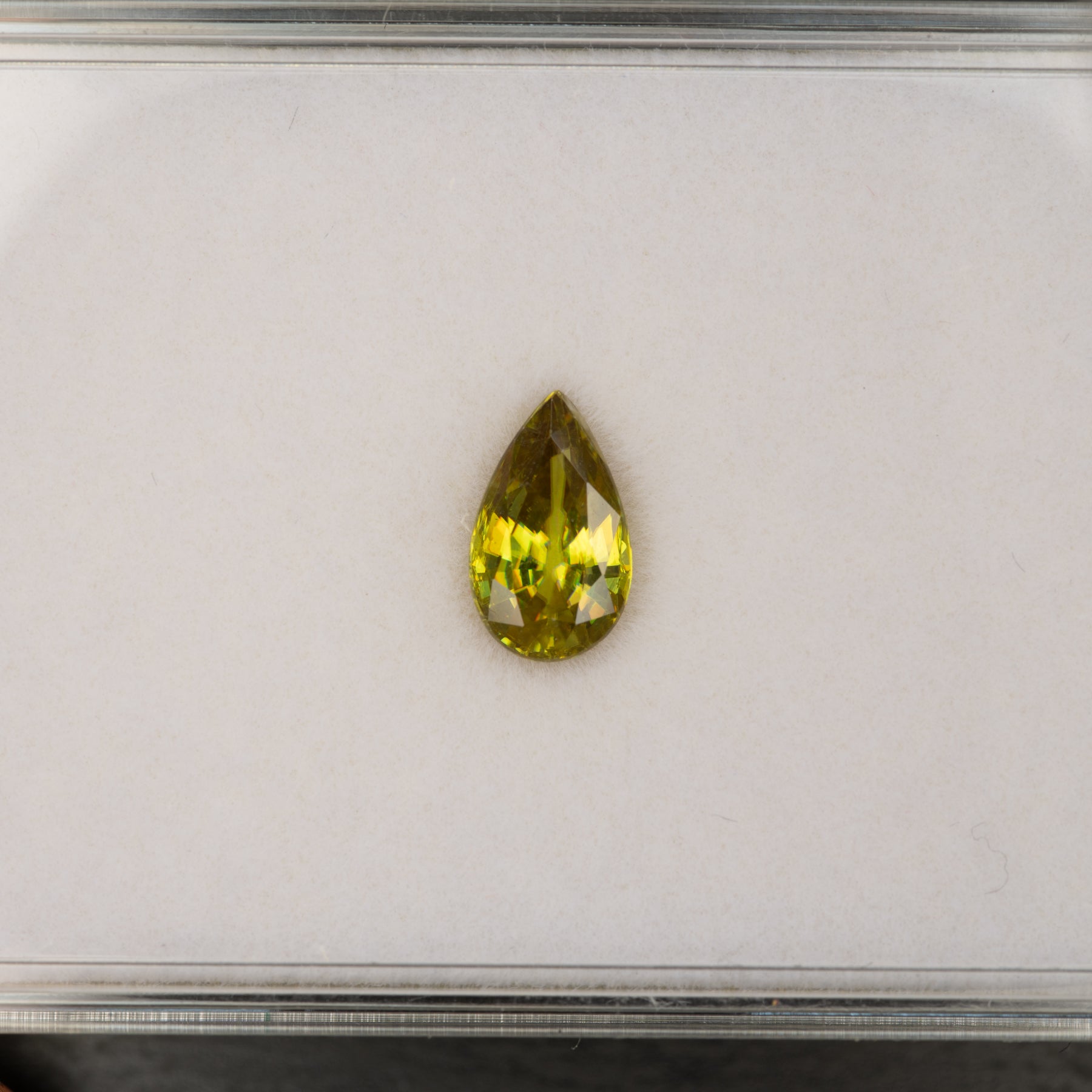 Sphene Pear Loose Gemstone 1.88 Carat