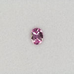 0.68 carat natural pink sapphire, oval 6.8x5mm loose gemstone