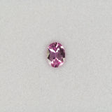 0.68 carat natural pink sapphire, oval 6.8x5mm loose gemstone