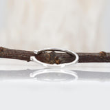 Open Band Stackable Diamond Ring with Natural Diamond Accents in Solid 14K Gold