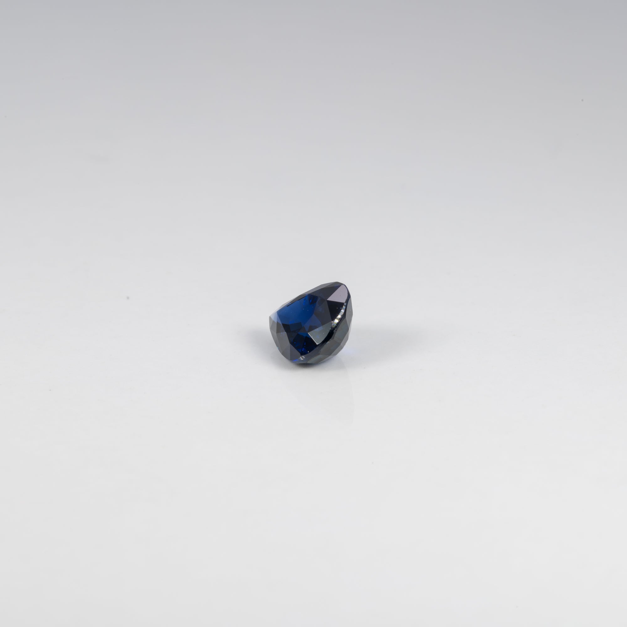 1.26 carat natural blue sapphire pear 8x6mm loose gemstone – view 3