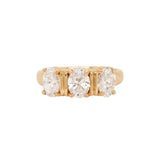 Maya 14K Yellow Gold Lab-Created Diamond Ring | Oval Shape 7x5mm