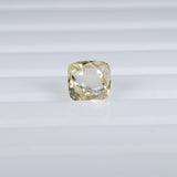 3.21 carat natural canary sapphire, cushion 7.8x7.3mm loose yellow gemstone