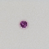 0.43 carat natural pink sapphire, round 4.7mm loose gemstone