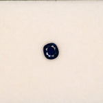 0.57 carat natural blue sapphire, oval 5x4.7mm loose gemstone