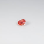 1.03 carat natural Ceylon padparadscha sapphire oval 7.3x5.6mm loose gemstone – view 3