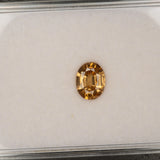Natural Cambodian Champagne Zircon Oval Shape 9x7mm 2.23ct Loose Gemstone