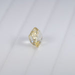 3.21 carat natural canary sapphire cushion 7.8x7.3mm loose gemstone – view 4