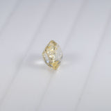 3.21 carat natural canary sapphire cushion 7.8x7.3mm loose gemstone – view 4