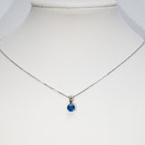 14K White Gold Kyanite Pendant