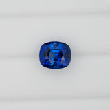 Natural Ceylon Blue Sapphire Loose Gemstone – 2.05ct Heated Cushion Cut Sri Lankan Sapphire for Custom Jewelry, 7.5x6.5mm