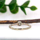 Mayra 14K White Gold Lab Grown Diamond Ring | Round 3mm